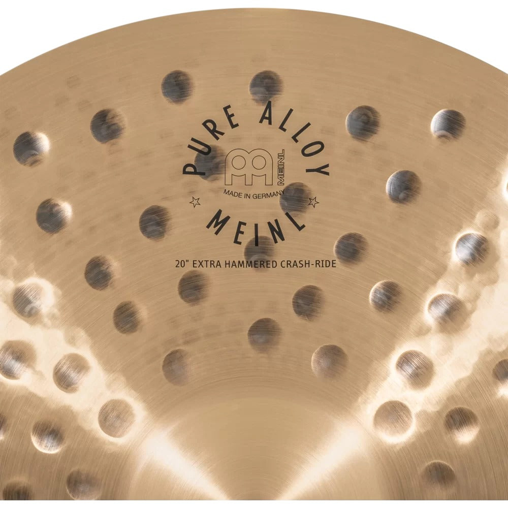 Meinl Crash Ride Cymbals Meinl Pure Alloy Extra Hammered Crash Ride Cymbals