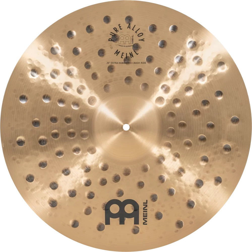 Meinl Crash Ride Cymbals Meinl Pure Alloy Extra Hammered Crash Ride Cymbals