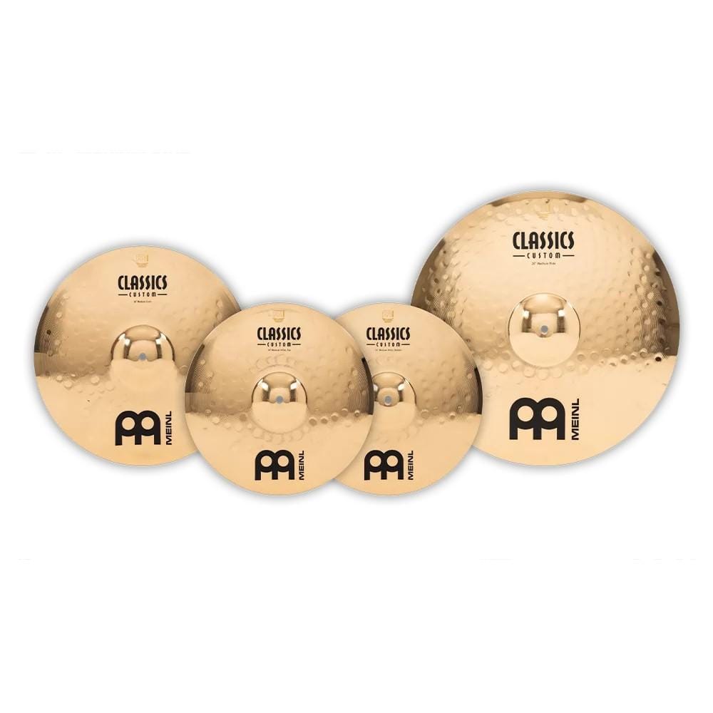 meinl cymbal packs meinl cc141620 classics custom brilliant cymbal set