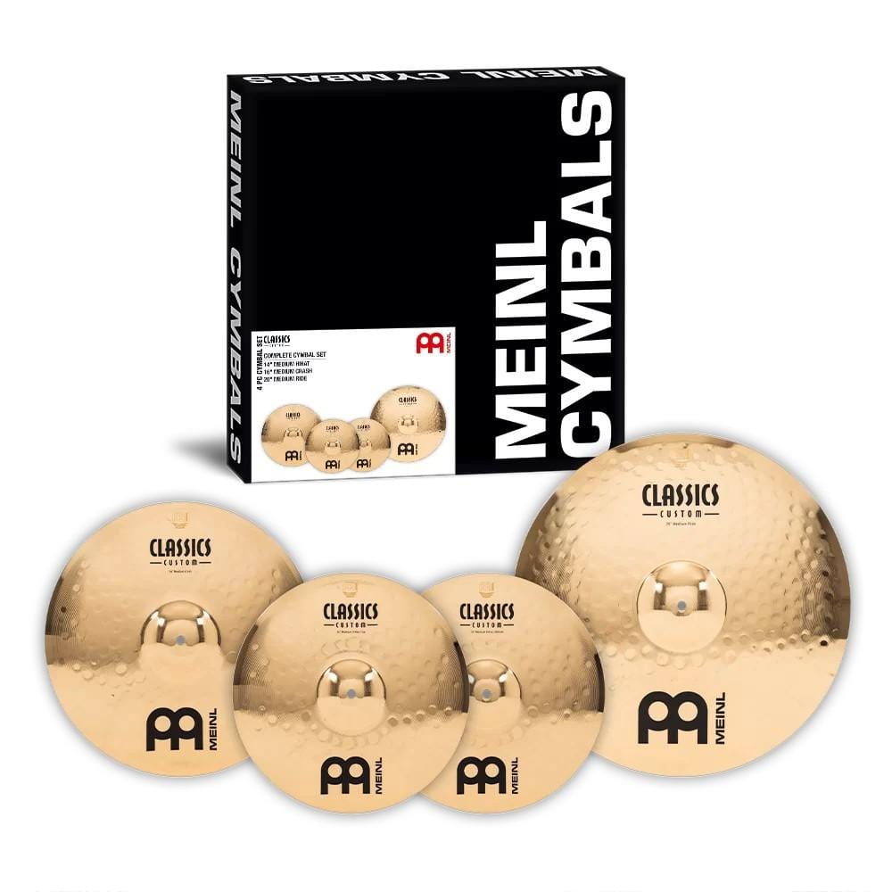 meinl cymbal packs meinl cc141620 classics custom brilliant cymbal set