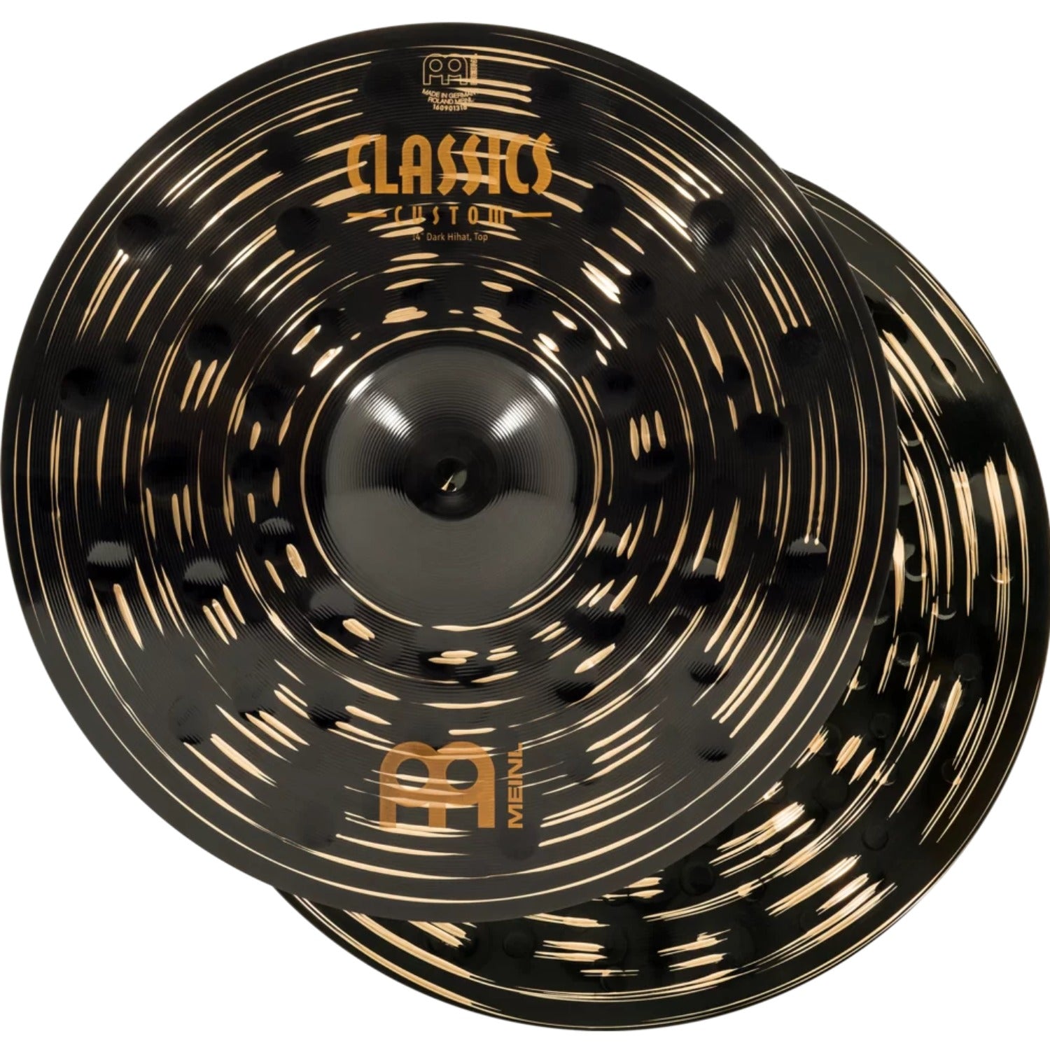 Meinl Cymbal Packs Meinl CCD-CS1 Classics Custom Dark 14"HH 16"Cr 18"Ch 20"Rd Cymbals Set