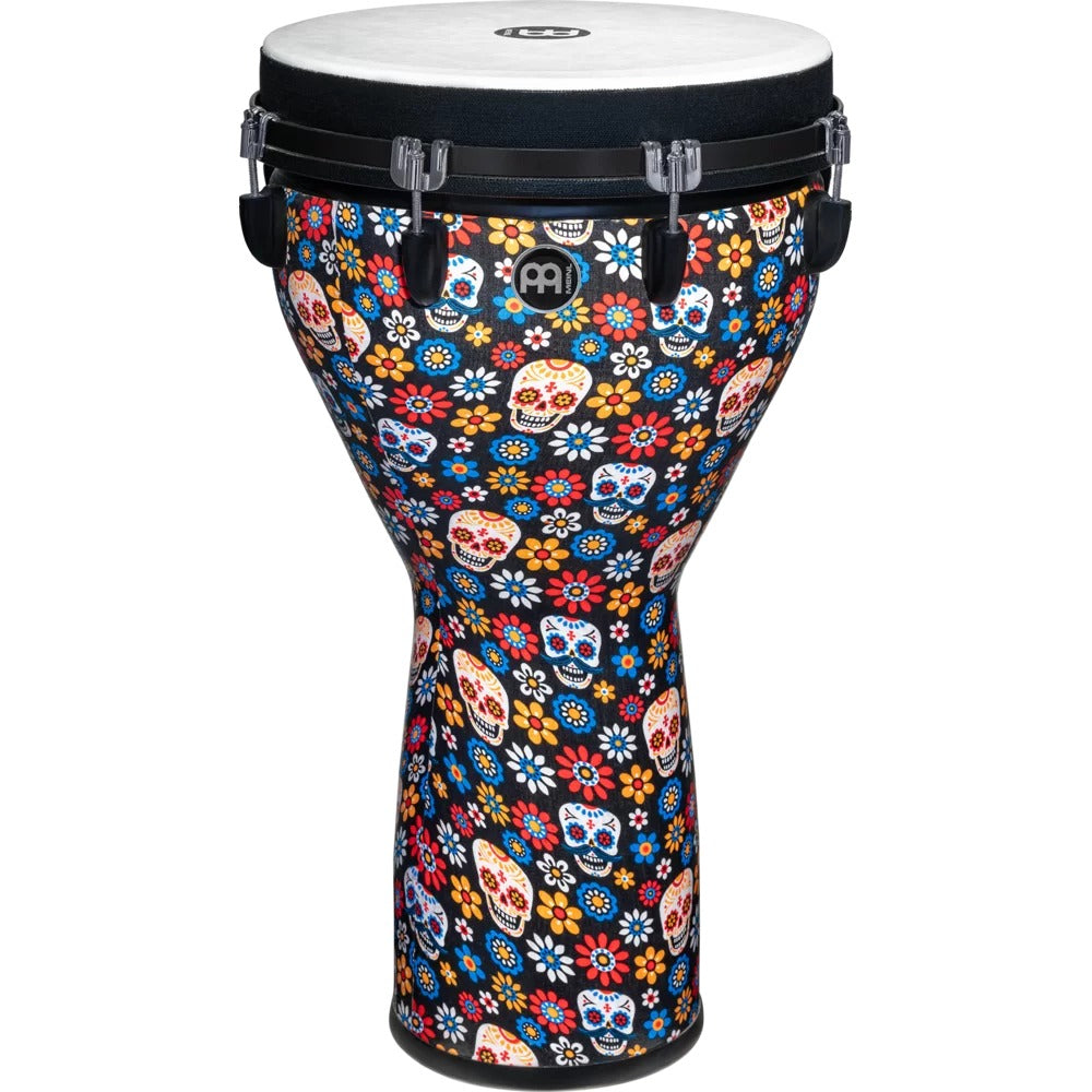Meinl Djembes Day of the Dead Meinl JD14 14" Jumbo Series Synthetic Djembe #color_day-of-the-dead