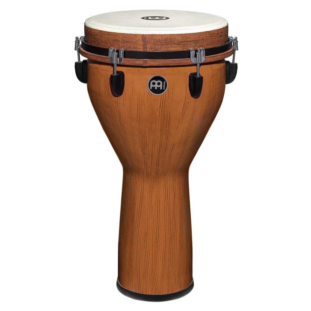 meinl djembes meinl jd12bw 12" jumbo series synthetic djembe - barnwood
