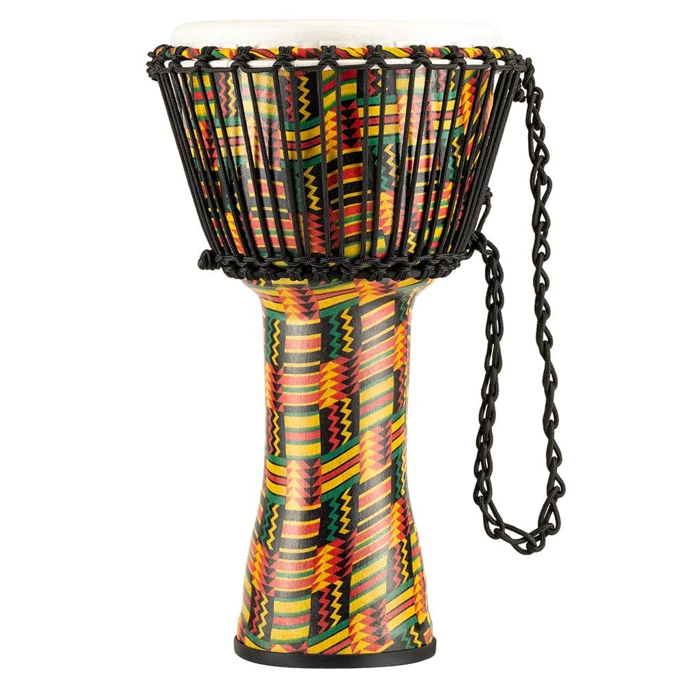 meinl djembes meinl padj5-m-f 10" travel series synthetic head rope tuned djembe
