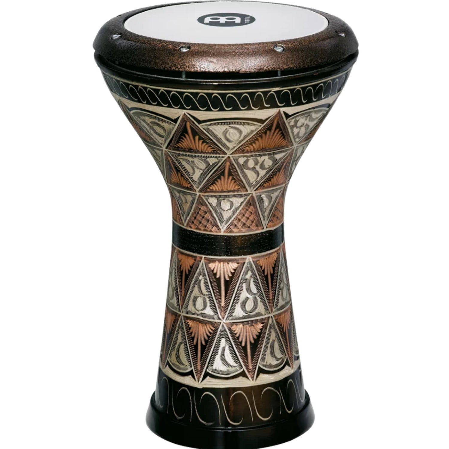 Meinl Doumbek Meinl HE-3012 Copper Synthetic Hand Engraved Head Doumbek