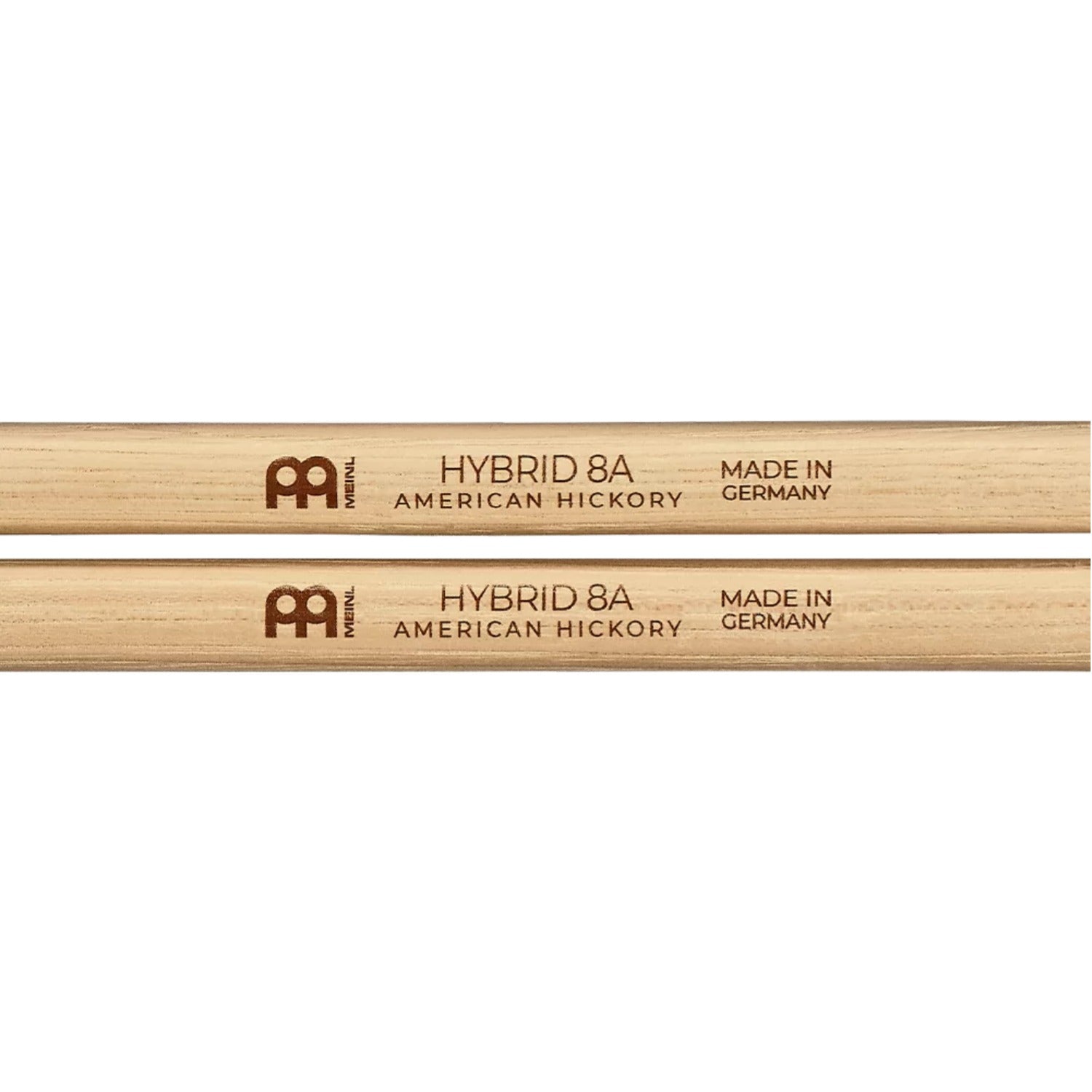 Meinl Drumsticks Meinl SB132 Hybrid Hickory Wood Tip Drumstick -8A