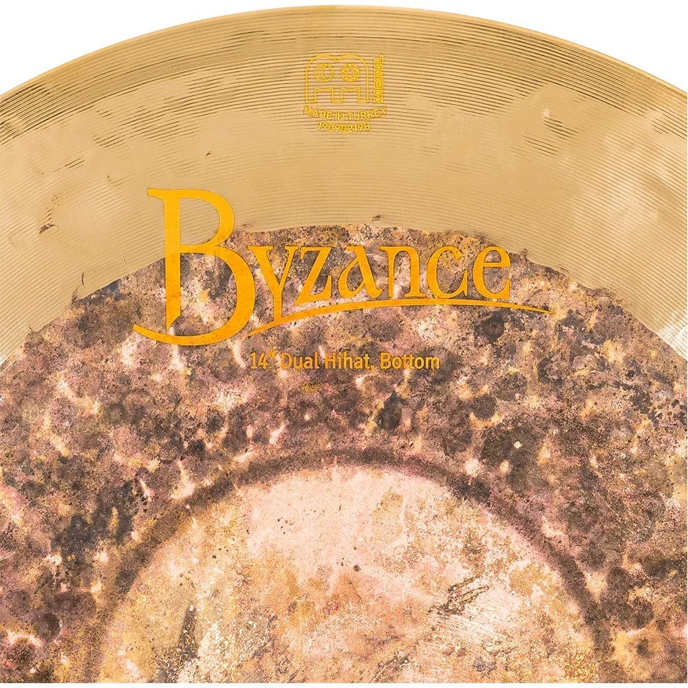 meinl hi hat cymbals meinl b14duh byzance 14" dual hi-hat cymbals