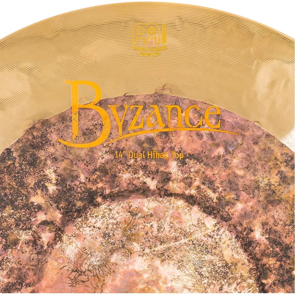 meinl hi hat cymbals meinl b14duh byzance 14" dual hi-hat cymbals