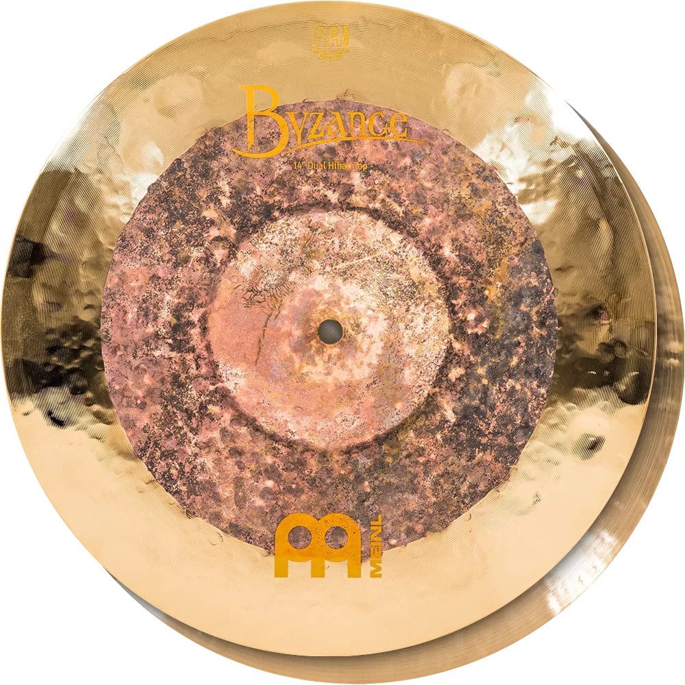 meinl hi hat cymbals meinl b14duh byzance 14" dual hi-hat cymbals