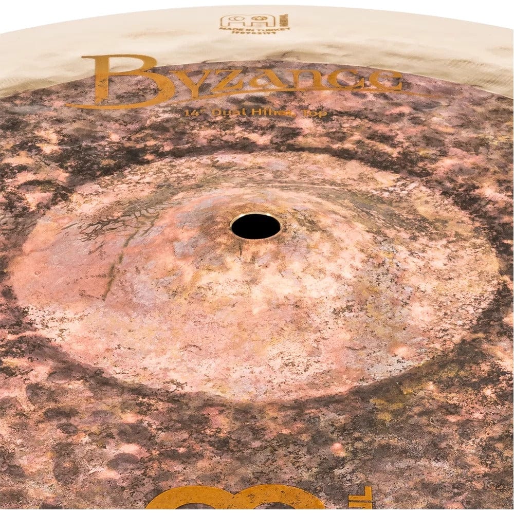 meinl hi hat cymbals meinl b14duh byzance 14" dual hi-hat cymbals