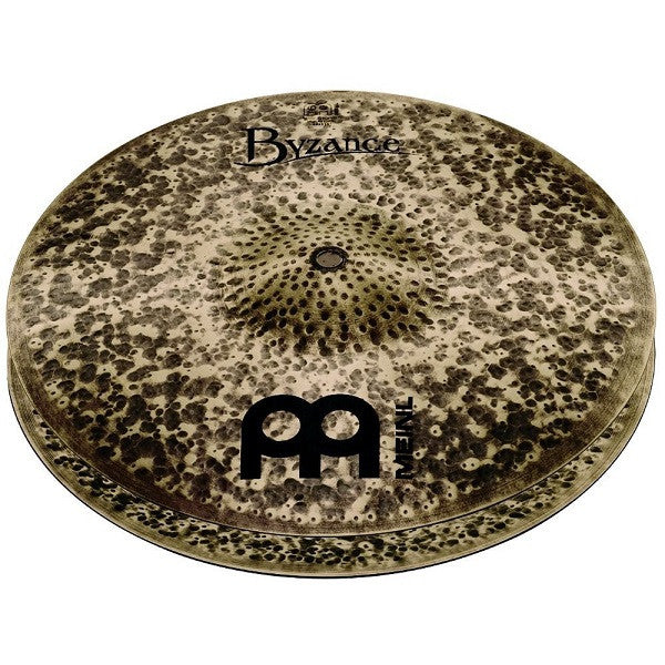 meinl hi hat cymbals meinl b15dah byzance 15-inch dark hi-hat cymbal