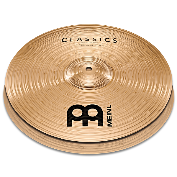 meinl hi hat cymbals meinl c13mh 13-inch classics medium hihat
