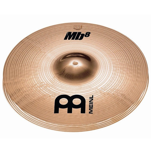 meinl hi hat cymbals meinl mb8-14hh-b 14-inch mb8 heavy hi-hat cymbals