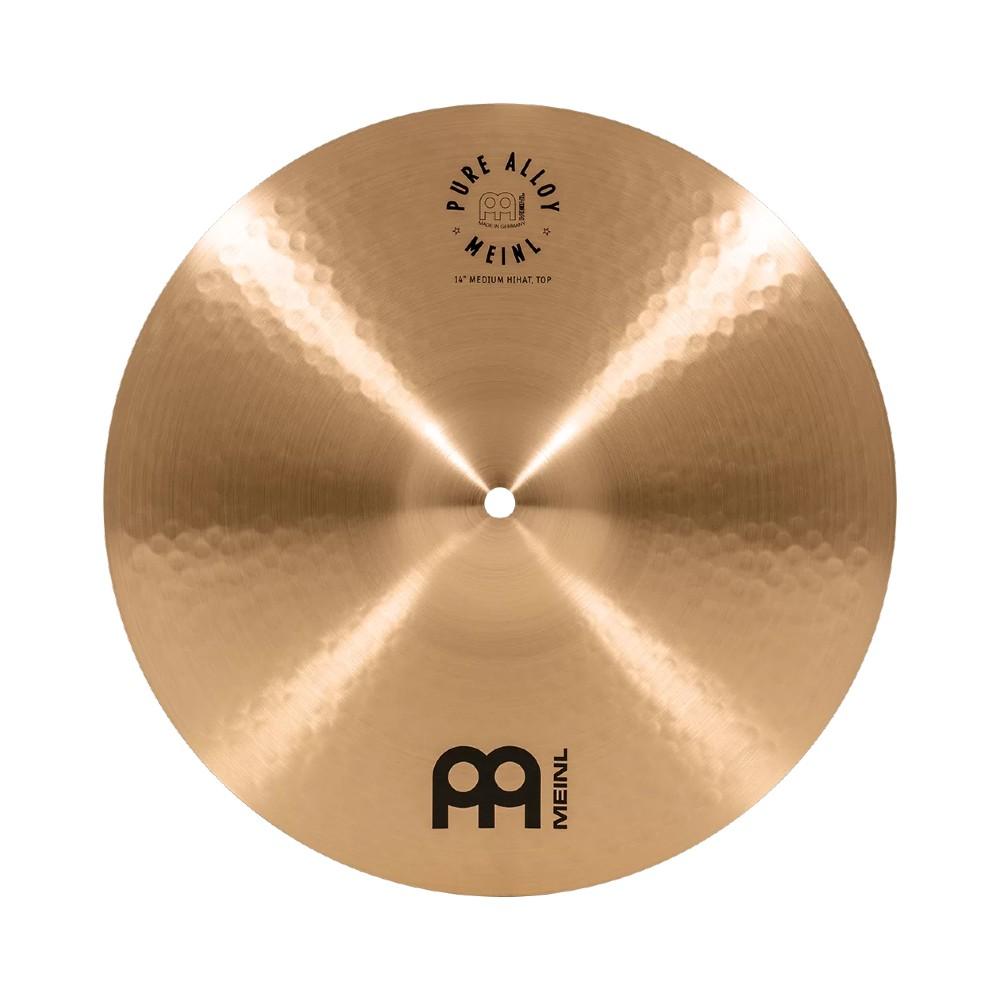 meinl hi hat cymbals meinl pa14mh 14-inch pure alloy medium hi-hat cymbals