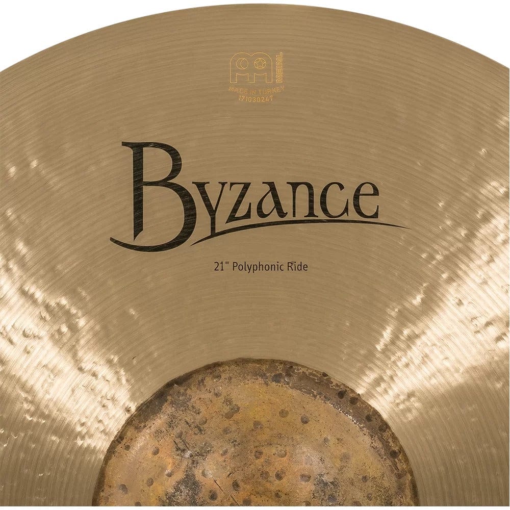 meinl ride cymbals meinl b21por byzance 21" traditional polyphonic ride cymbals