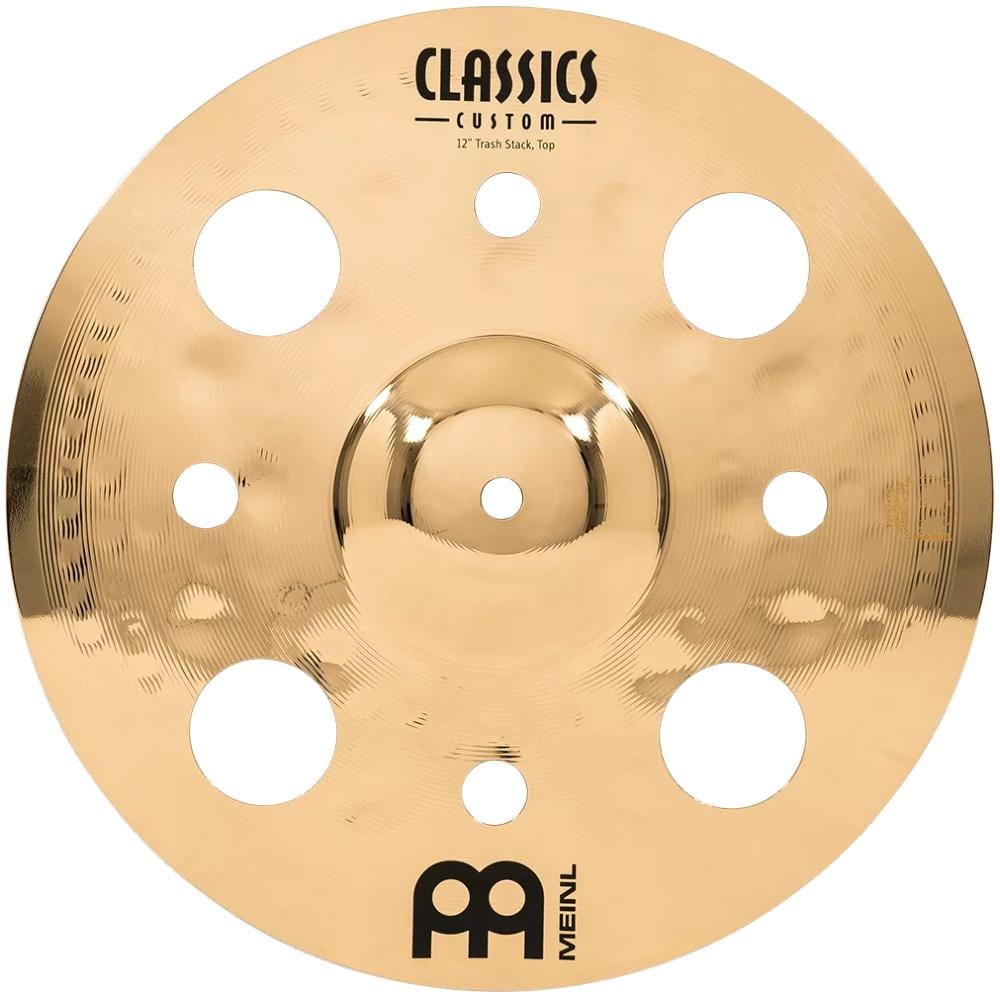 meinl trash stack cymbals meinl cc12stk classics custom 12inch trash stack brilliant cymbal