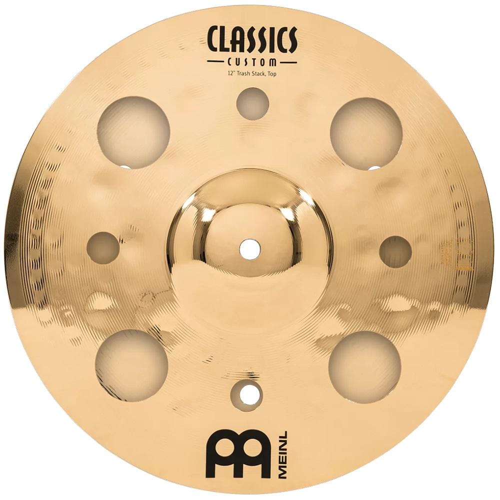 meinl trash stack cymbals meinl cc12stk classics custom 12inch trash stack brilliant cymbal