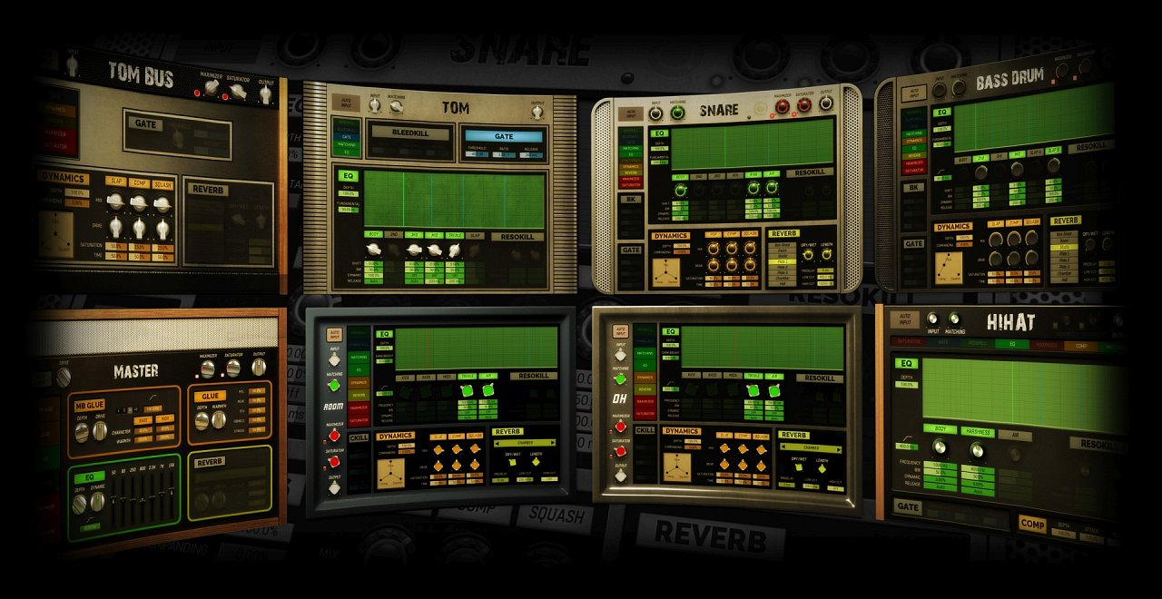 MELDA Virtual Instruments Melda MDrumStrip: Drum Plugin