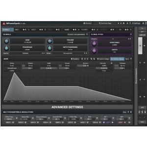MELDA Virtual Instruments MELDA MPowerSynth Synthesizer – Professional Audio Software & Plugin