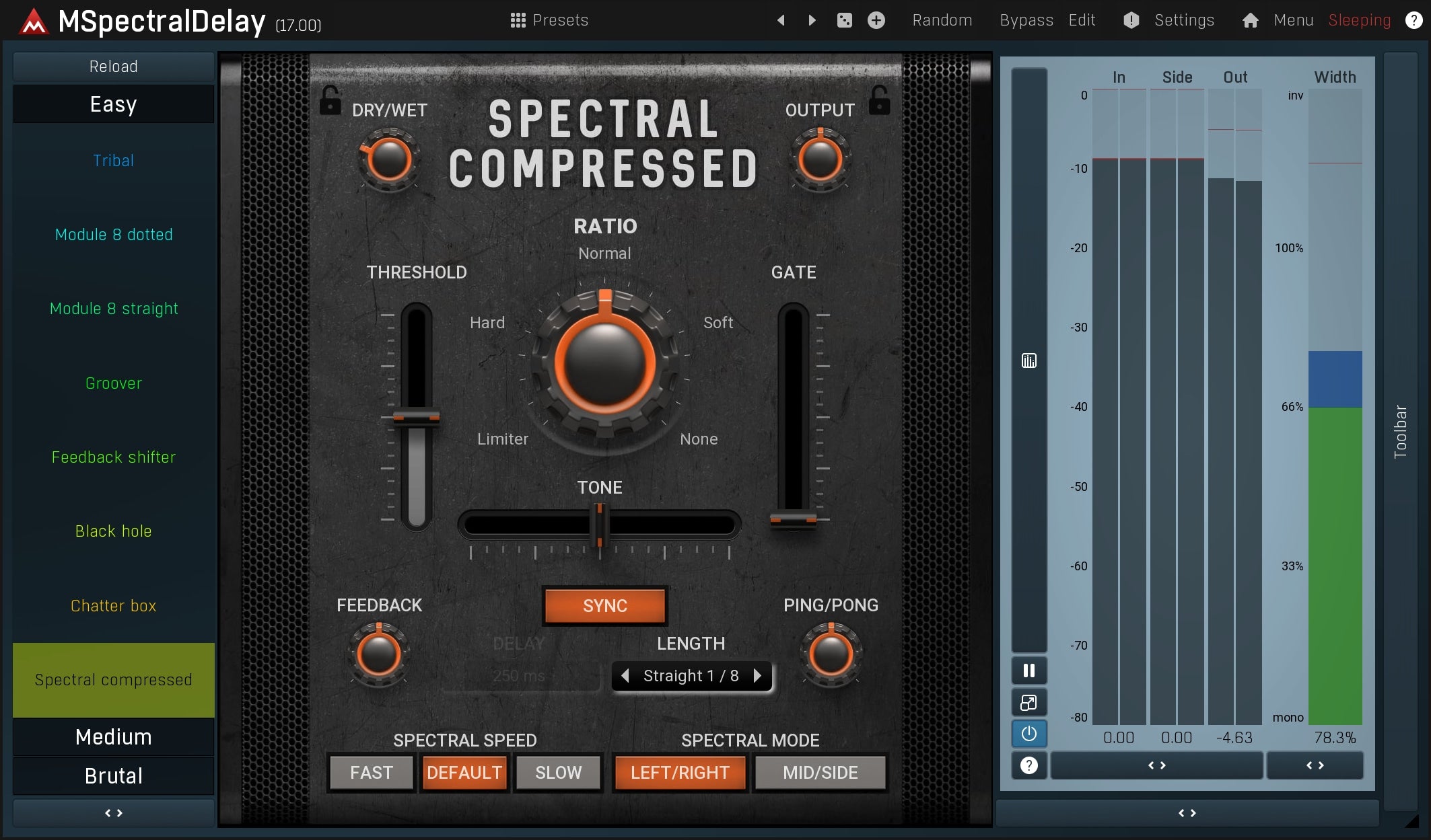 MELDA Virtual Processors MELDA MSpectralDelay Delay