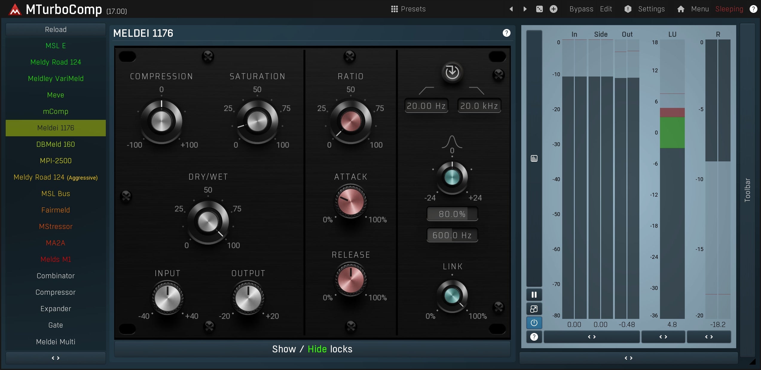 MELDA Virtual Processors MELDA MTurboComp Compressor