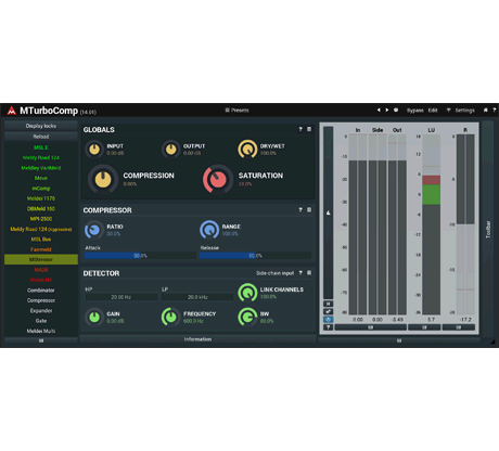 MELDA Virtual Processors MELDA MTurboCompLE Compressor