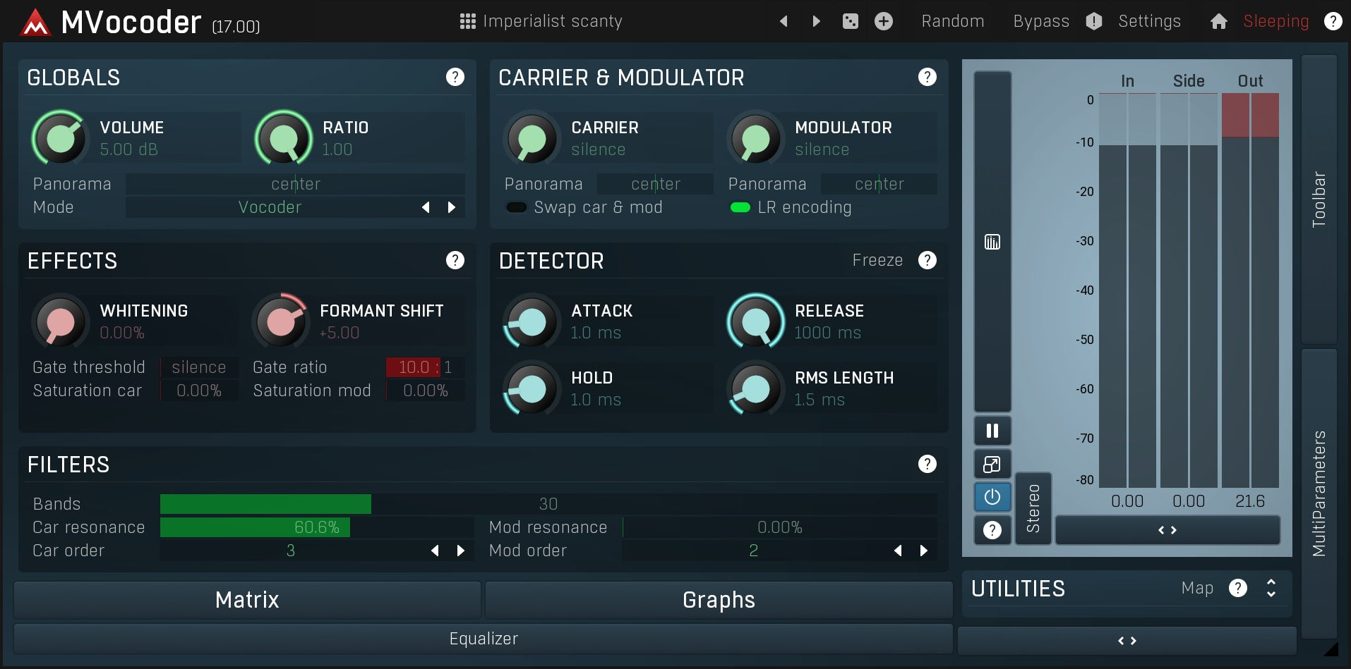 MELDA Virtual Processors MELDA MVocoder Vocoder