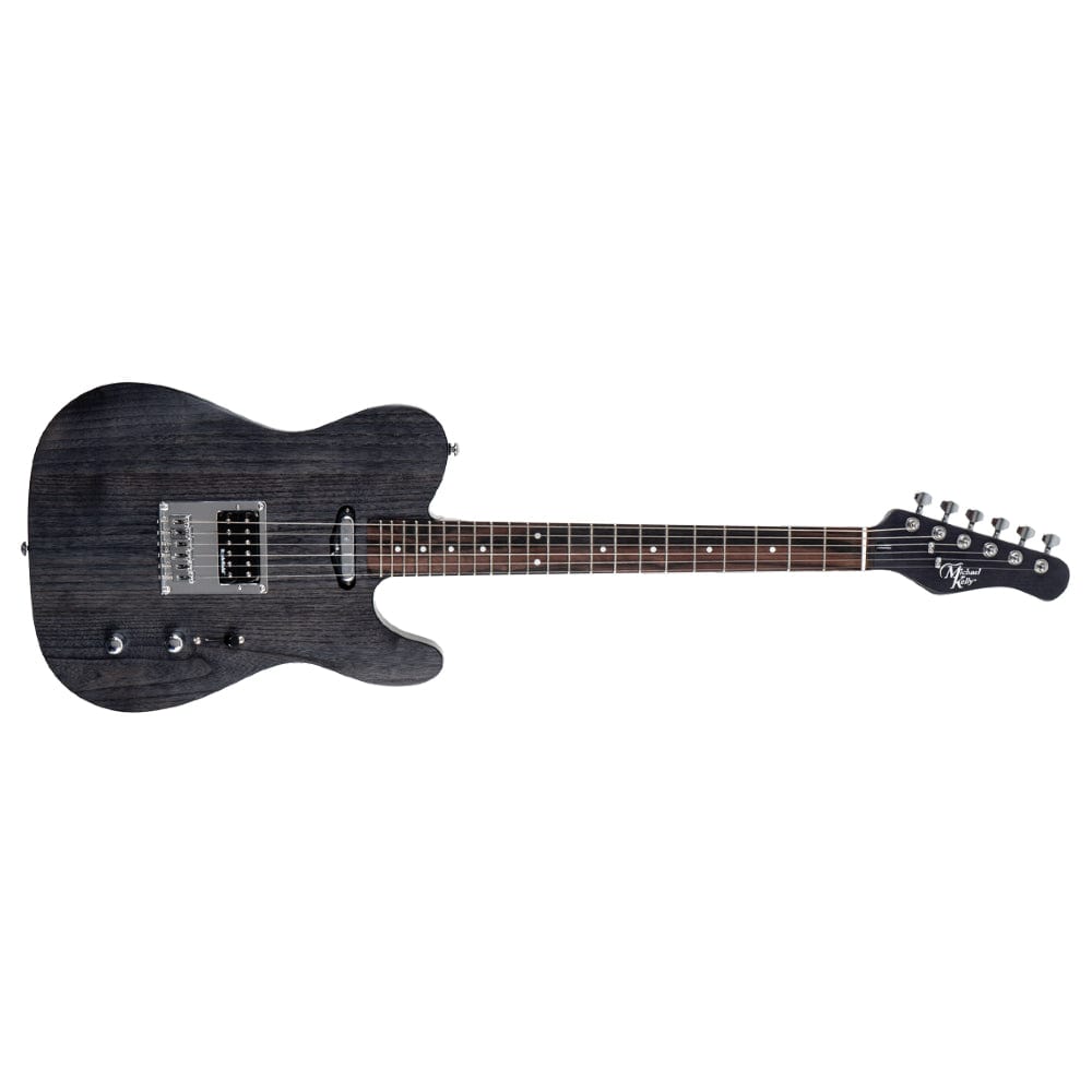 michael kelly electric guitars faded black michael kelly 54op open pore 6 string electric guitar