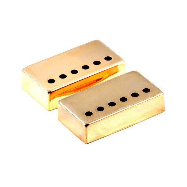 mighty mite guitar accessories mighty mite mm302g traditional humbucking covers pole spacing - gold