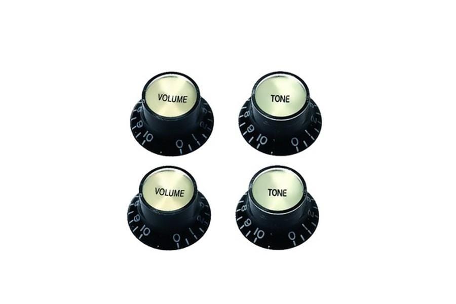 mighty mite guitar parts black mighty mite mmkn007bg les paul style vintage knobs