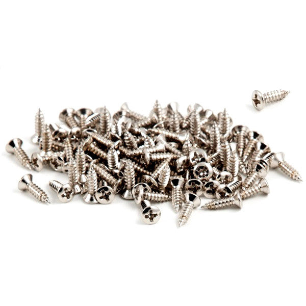 mighty mite guitar parts mighty mite mm7000c pickguard screws - chrome