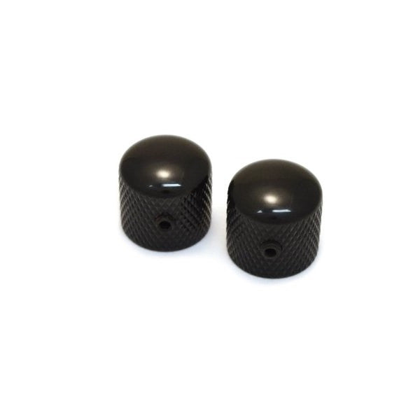 mighty mite guitar parts mighty mite mm909b metal dome control knob w/set screw - black