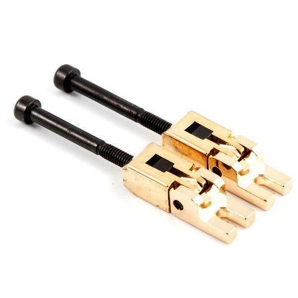 mighty mite nuts and saddles mighty mite mm3700g floyd rose bridge saddle for 1 & 6 string - gold