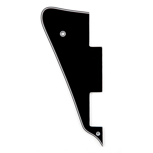 mighty mite pickups mighty mite mm5800 les paul style replacement pickguard - b/w/b