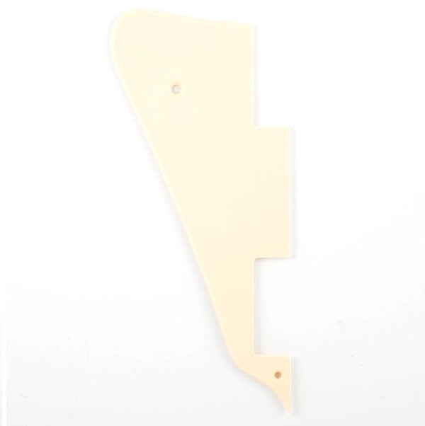 mighty mite pickups mighty mite mm5803 les paul style replacement pickguard - solid cream