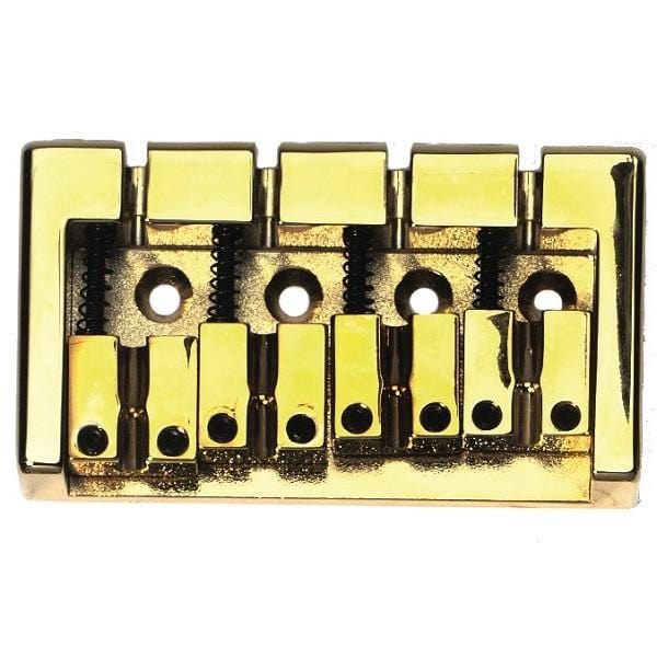 mighty mite tremolos and bridges mighty mite mm1204g bass bridge 4 string - gold