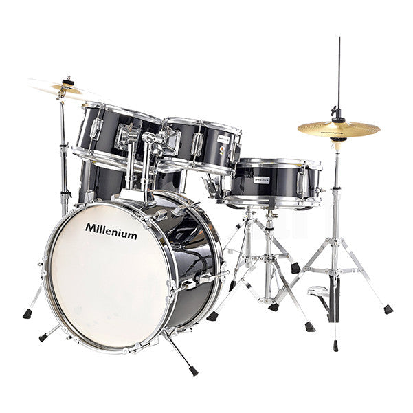 millenium acoustic drum kits millenium mx 5x junior drum set - black
