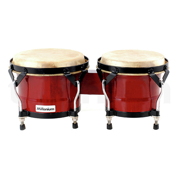 millenium bongos wine red millenium mb202h bongo set