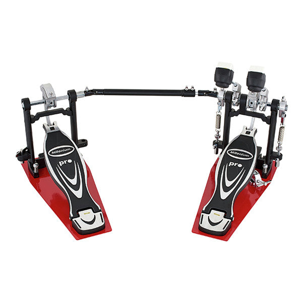 millenium drum pedals millenium pd-223 pro series double bass drum pedal