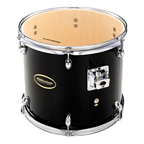 millenium drum set floor tom toms 14-inch x 12-inch millenium mx200 series tom tom - black #size_14-inch-x-12-inch
