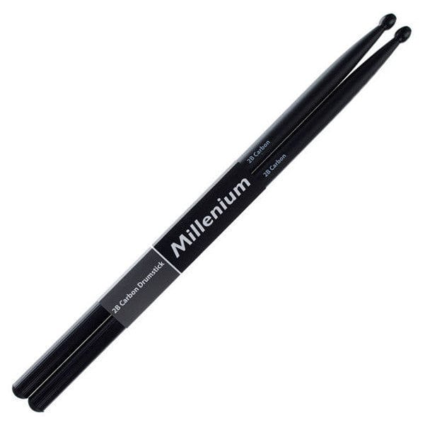 millenium drumsticks 2b millenium carbon drumsticks - black #size_2b