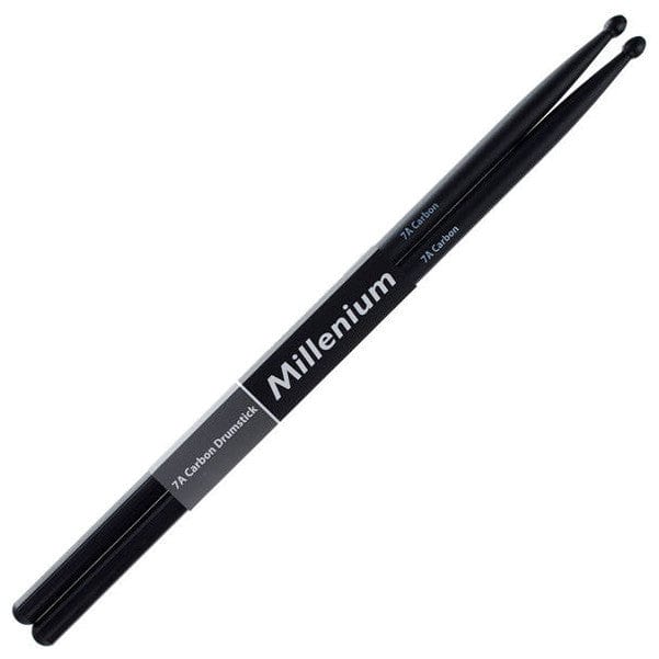 millenium drumsticks 7a millenium carbon drumsticks - black #size_7a