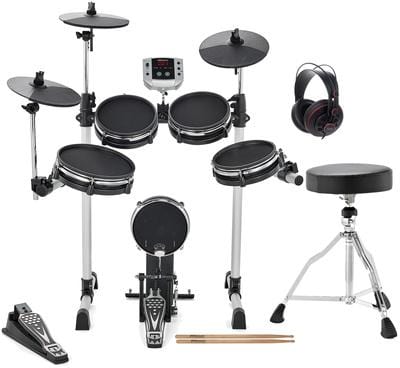 millenium electronic drum kits millenium mps-150x e-drum mesh bundle