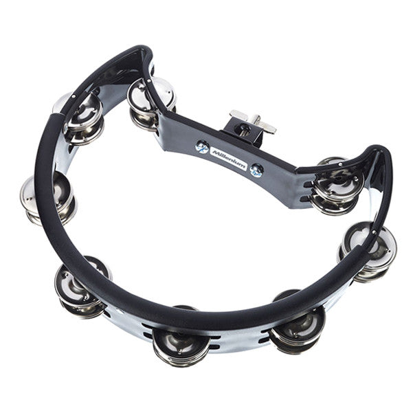 millenium hand percussions millenium dt300 tambourine - black