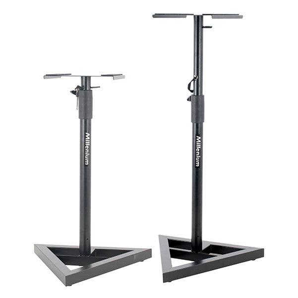 millenium monitor stands millenium bs-500 height-adjustable monitor stands set