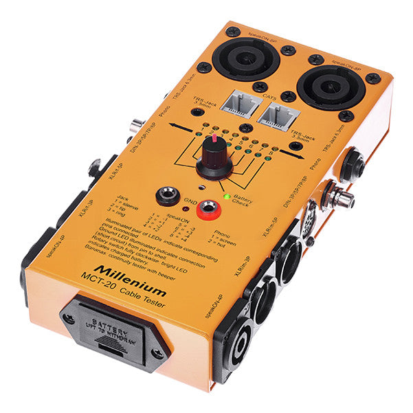 millenium other studio accessories millenium mct-20 professional cable tester