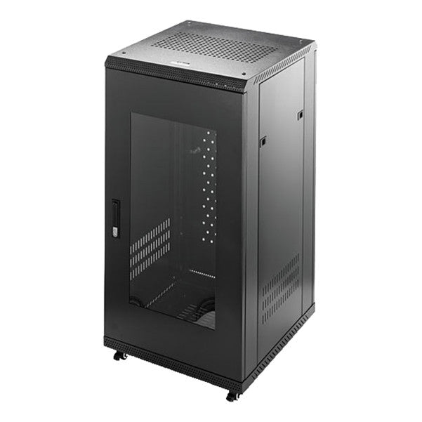 millenium racks and stands millenium ir-2022 professional 19-inch rack - black