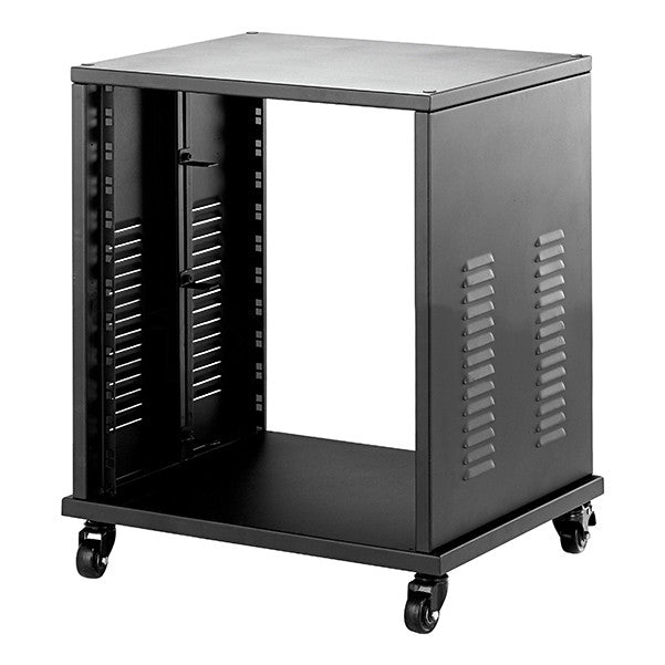 millenium racks and stands millenium sr-2012 professional 12u studio rack - black