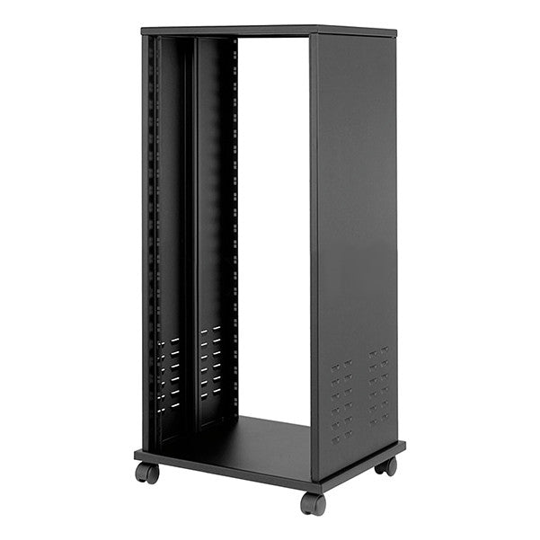 millenium racks and stands millenium sr-2024 professional 19-inch studio rack - black