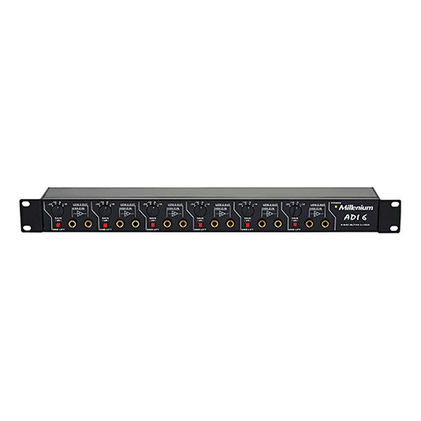 millenium signal direct boxes millenium adi 6 6-way active di box